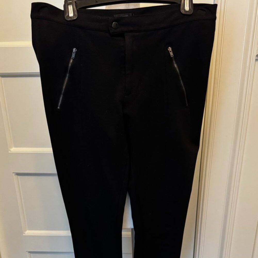 JCrew pants with tapered legs and side zippers- Size 10